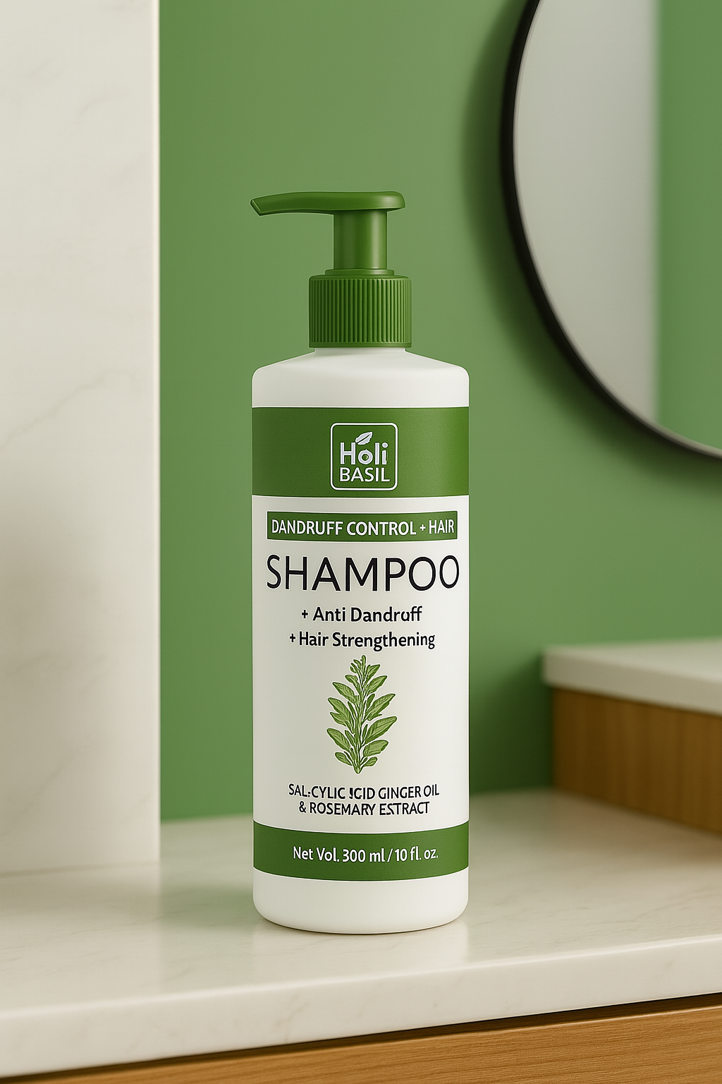 Holi Basil Dandruff Control + Hair Shampoo