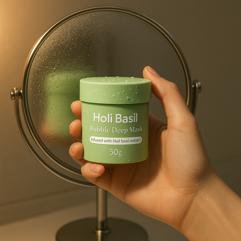 Holi Basil Bubble Deep Mask – 50g
