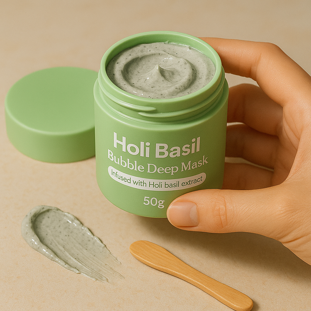 Holi Basil Bubble Deep Mask – 50g