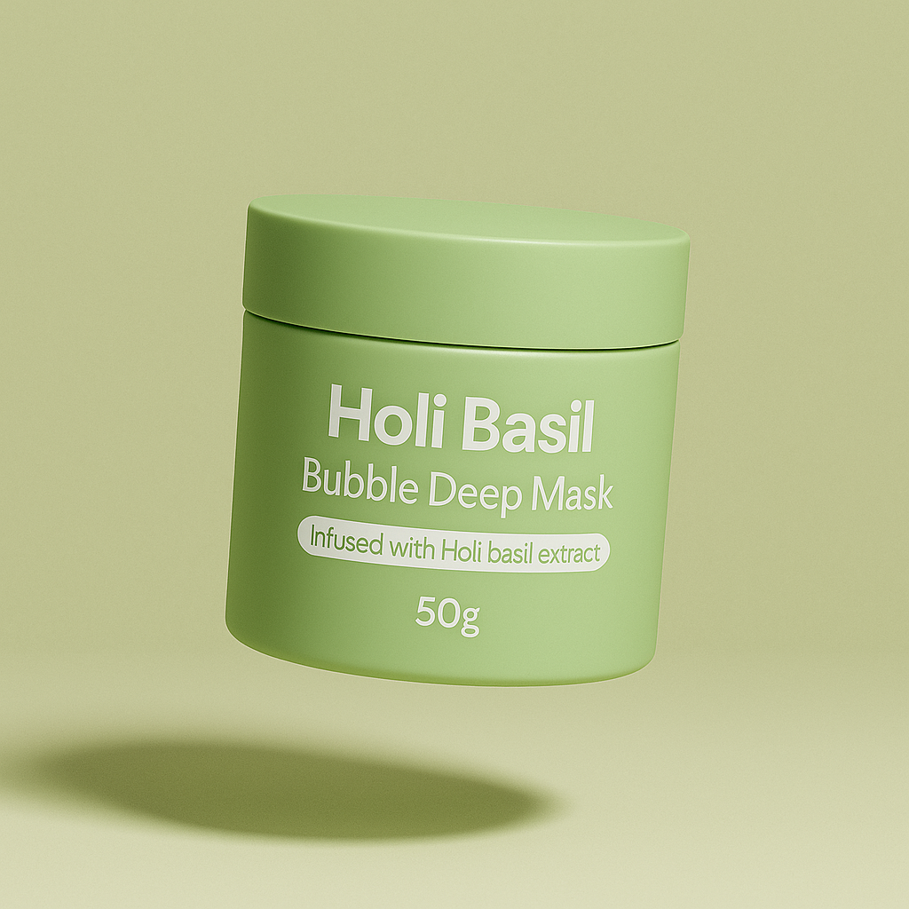 Holi Basil Bubble Deep Mask – 50g