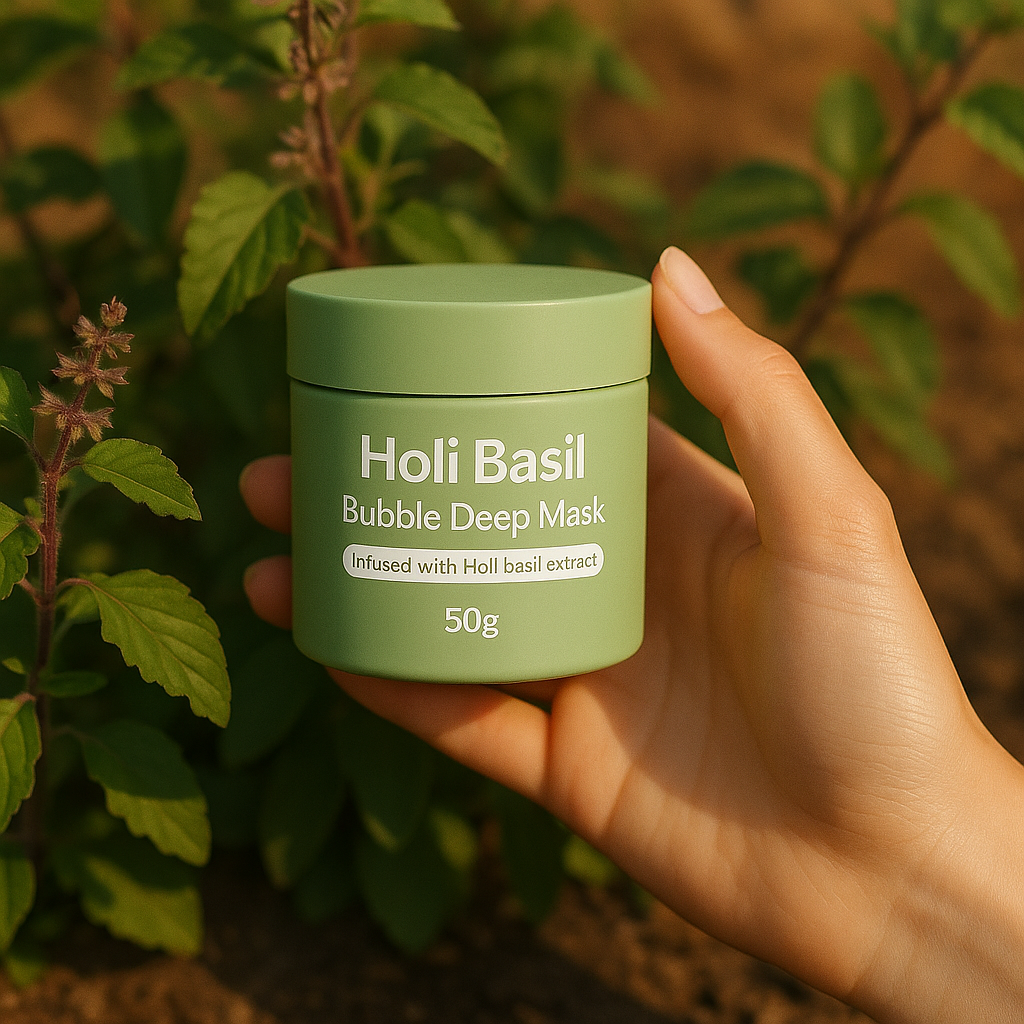 Holi Basil Bubble Deep Mask – 50g