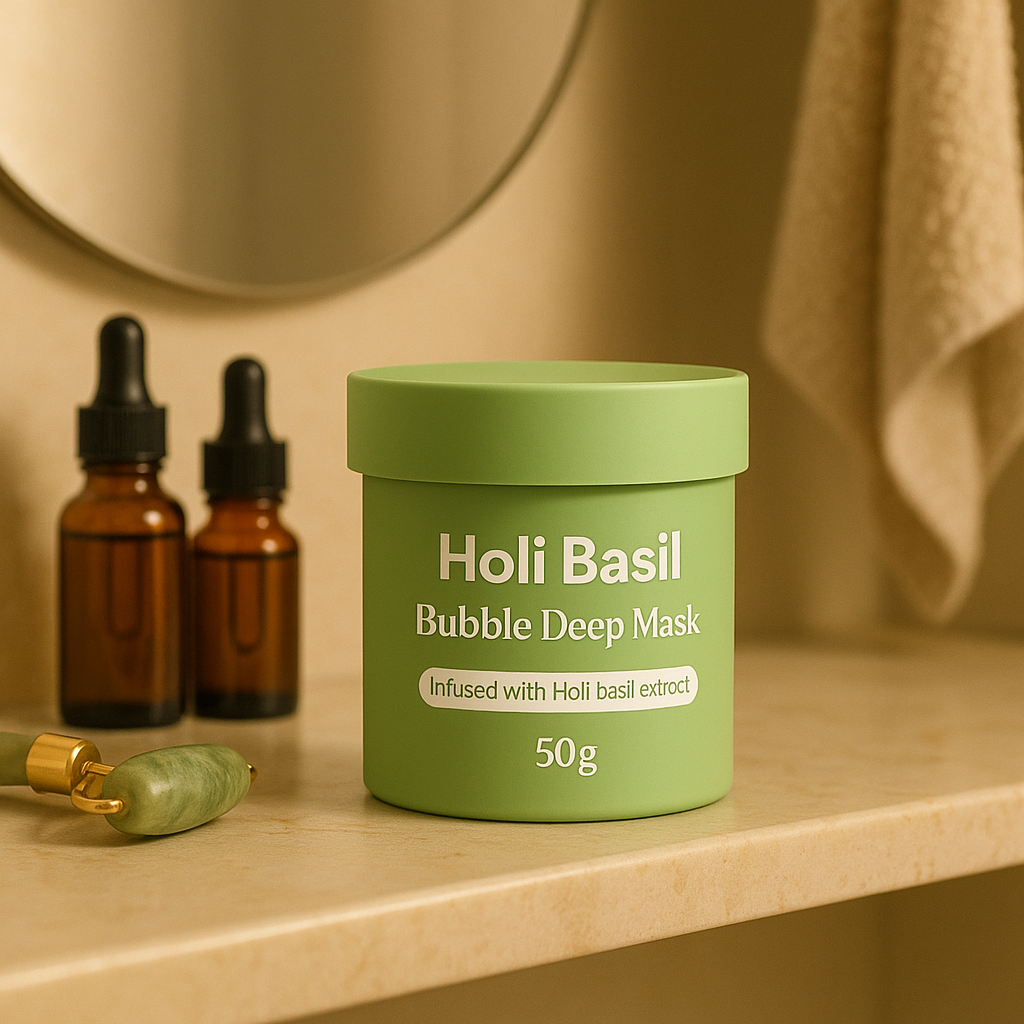 Holi Basil Bubble Deep Mask – 50g